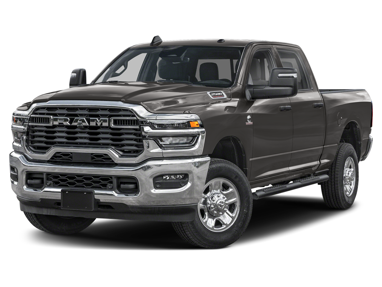 2025 RAM 2500 Big Horn in Granite Crystal Metallic Clearcoat — front three-quarter view