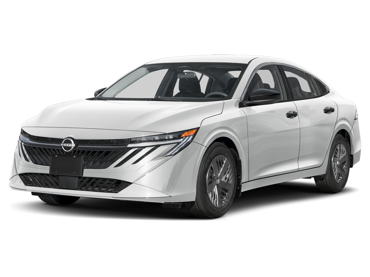 2026 Nissan Sentra S in Fresh Powder — front three-quarter view