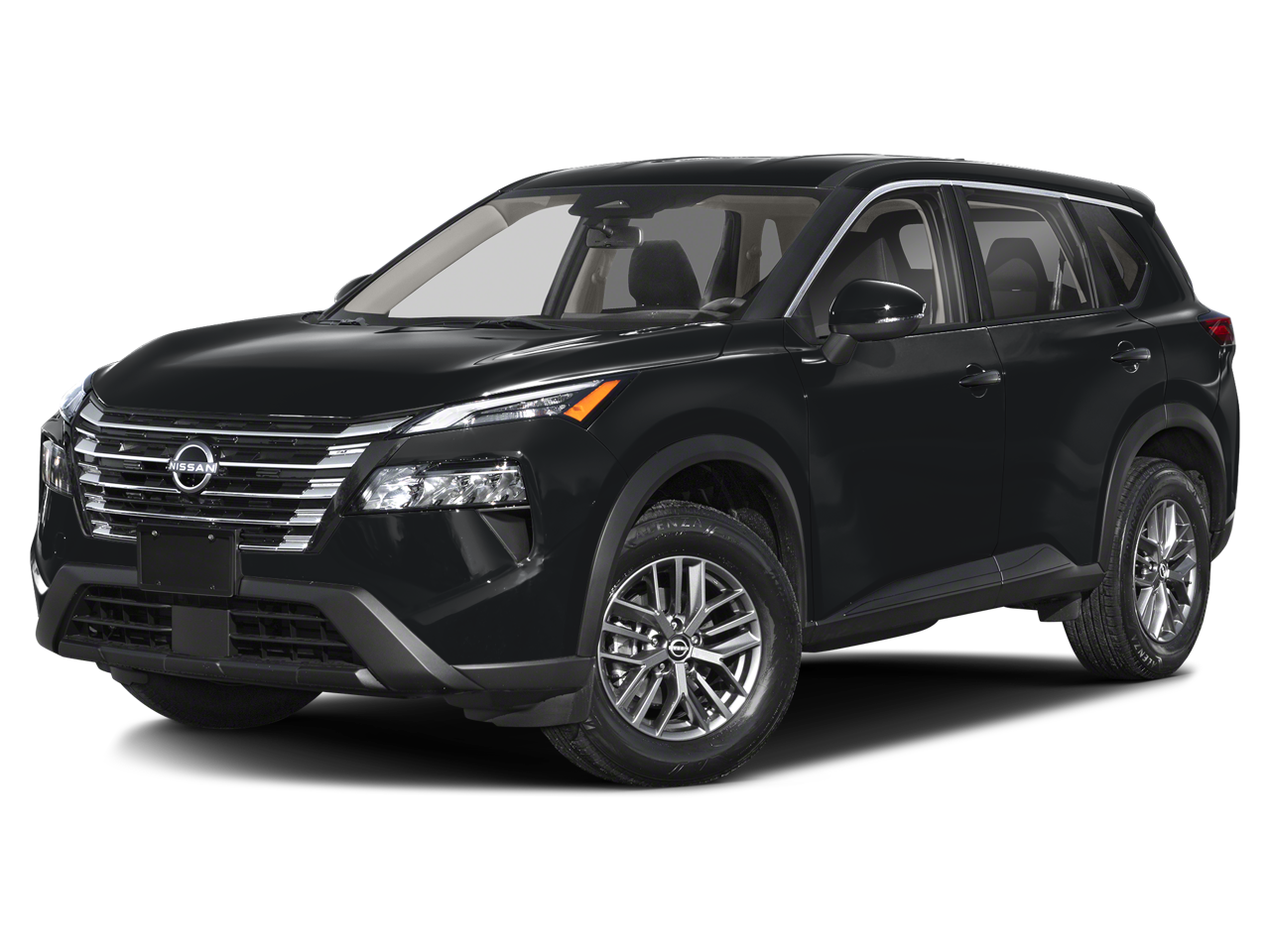 2026 Nissan Rogue S in Super Black — front three-quarter view
