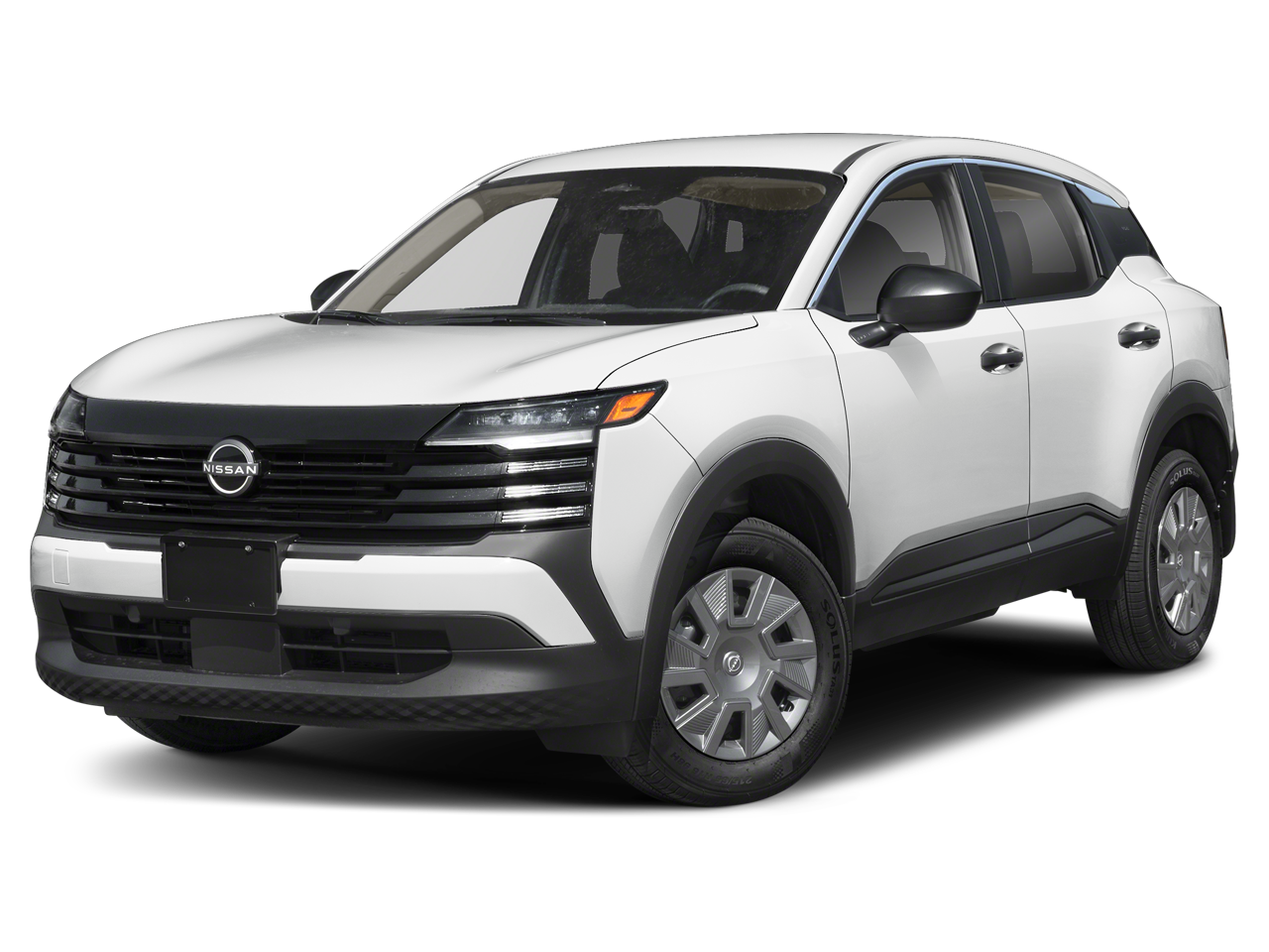 2026 Nissan Kicks S in Fresh Powder — front three-quarter view