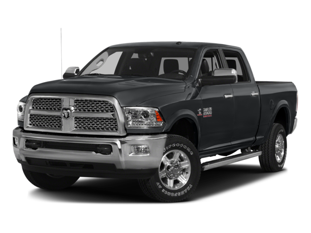 2016 RAM 2500 Laramie in Granite Crystal Metallic Clearcoat — front three-quarter view