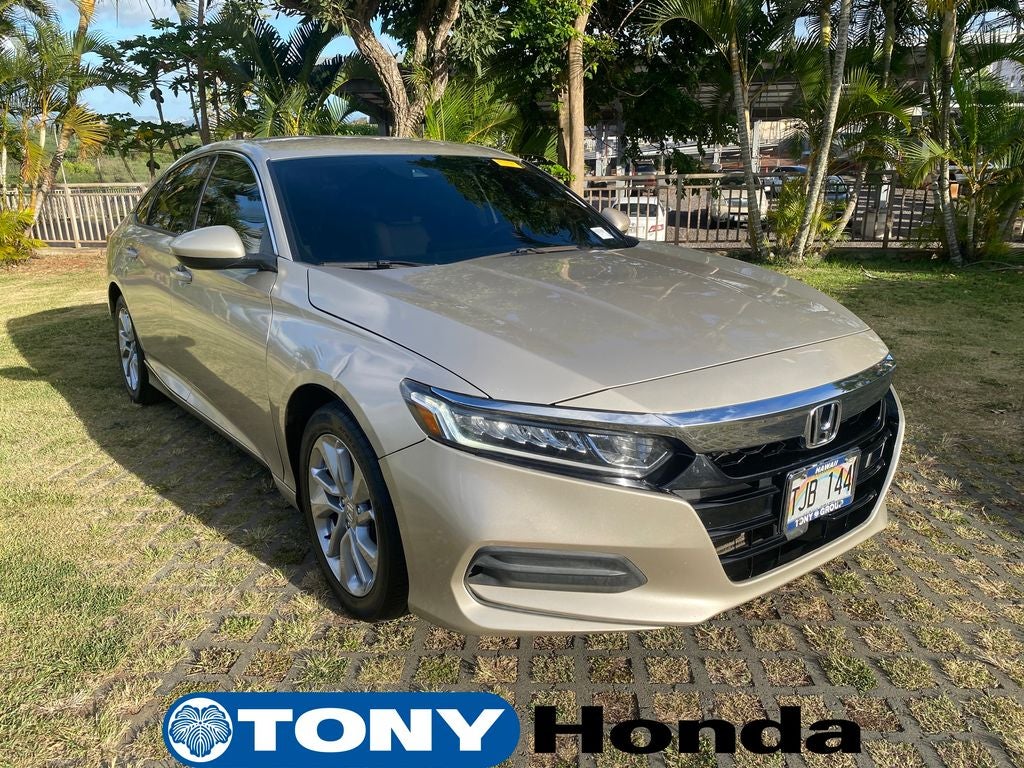 2018 Honda Accord LX in Brown — front three-quarter view