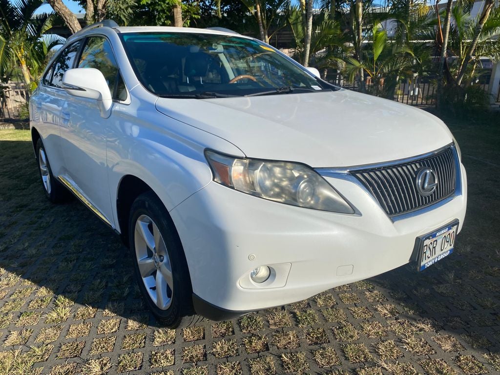 2011 Lexus RX 350 in White — front three-quarter view