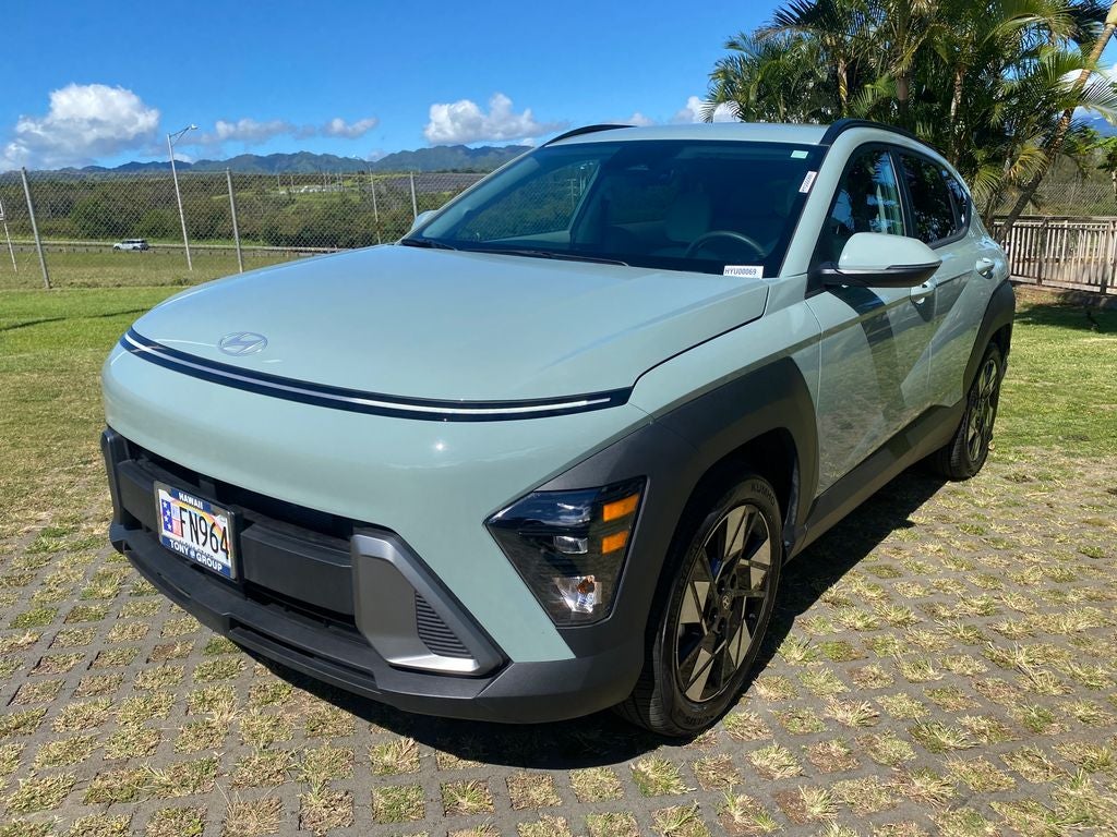 2025 Hyundai Kona — rear three-quarter view