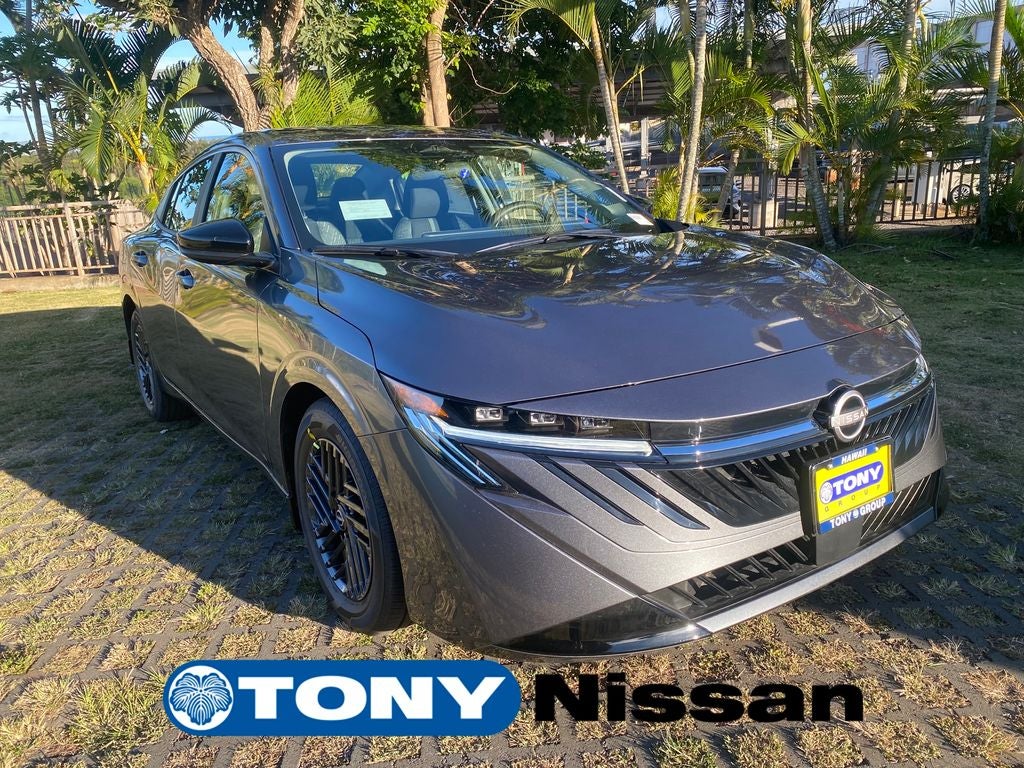 2026 Nissan Sentra SV in Gun Metallic — front three-quarter view
