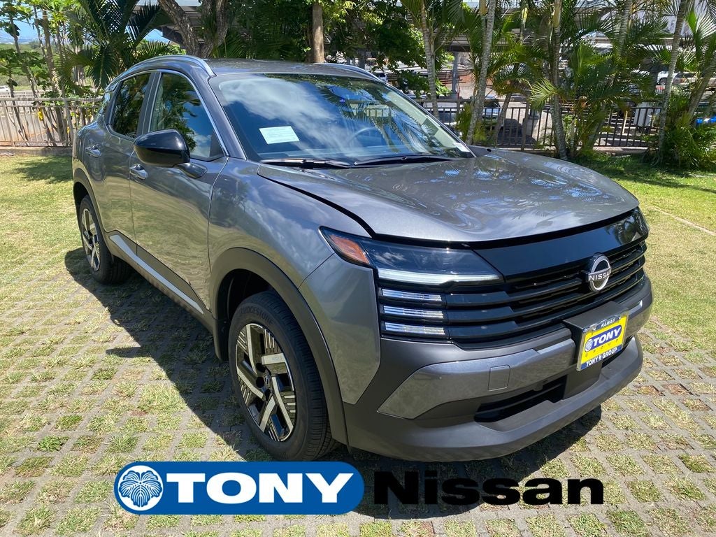 2026 Nissan Kicks SV in Gun Metallic — front three-quarter view